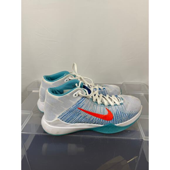 Nike Zoom HyperRev 2016 Blue Lagoon Bright Crimson Men’s Size 8 Basketball Shoes - Picture 2 of 5